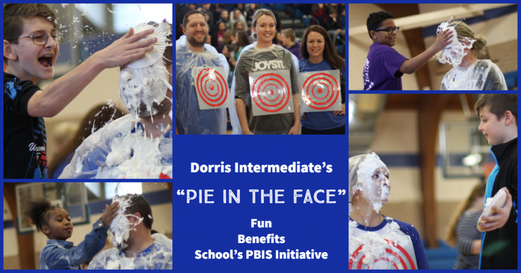 Collage of DIS Pie in the Face Photos