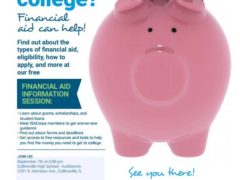 Paying for College Event Flyer