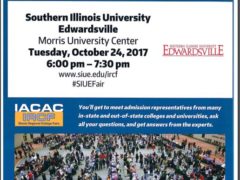 Informational Flier for Oct 24 College Fair at SIUE