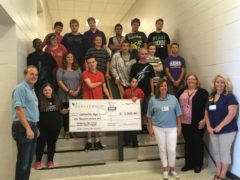CHS Special Education students receive check from Tanglewood Community