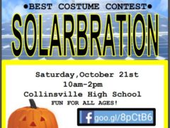 Flyer for Solarbration at Collinsville High School Oct 21 2017