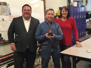Rehg Anderson and Blackard at Nov 2017 Teacher of the Month Presentation