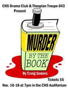 Poster for Murder by the Book play