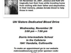 Information for DIS Uhl Blood Drive