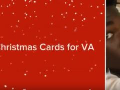 Title Page of Video Christmas Cards for VA