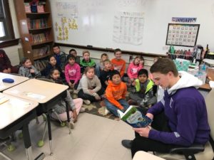 CHS athlete reads to Caseyville students
