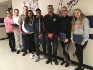 CHS students who volunteered as translators for Toys for Tots