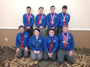 CHS students who competed in the Feb. 2018 TSA Competition