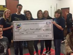 Collinsville Middle School receives $1000 from IEA-NEA