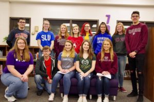 Group of CHS students on academic signing day