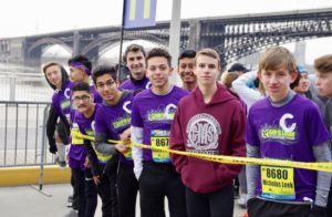 CHS Students on the GO! at the starting line April 8 2018