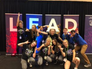 CHS Student Council members at LEAD conference