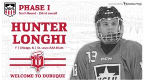 Hunter Longhi USHL draft announcement