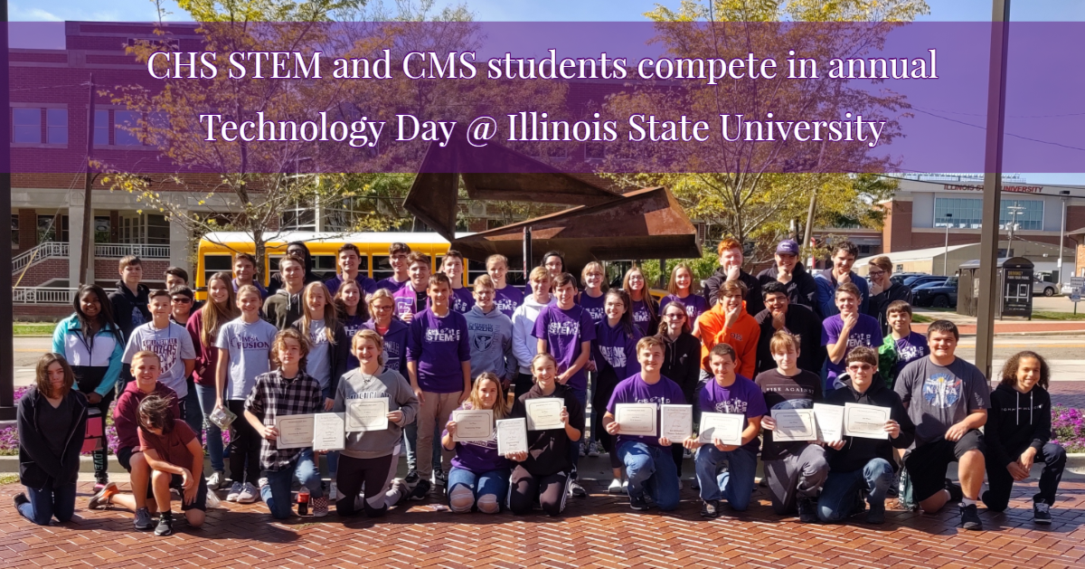 Students at ISU 2019 Technology Day