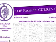 Front Page of Kahok Current Newsletter