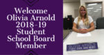 Student School Board Member Olivia Arnold Welcome