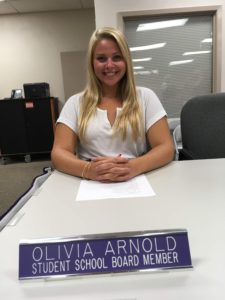 CUSD 10 Student School Board Member Olivia Arnold