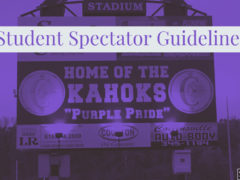 Spectator Guidelines for CMS Students at Kahok Stadium