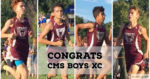 Congrats to CMS Boys XC