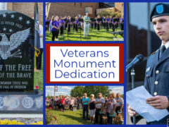 Veterans Memorial Dedication Collage