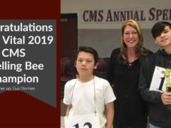 2019 CMS Spelling Bee Winners