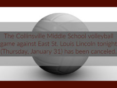 CMS Jan. 31 Volleyball Game Canceled