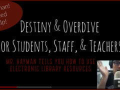 "Hay-man! I Need Help" Demonstrates Electronic Library Resources