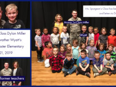 Webster and DIS Students Surprised by Air Force Brother's Visit