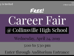 Map and Employer Listing for 4/24 2019 Career Fair at CHS