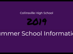 Information for 2019 CHS Summer School
