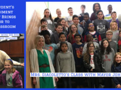 Student's Enrichment Project Brings Mayor to Classroom