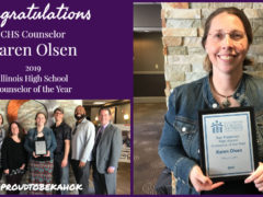 CHS' Karen Olsen is 2019 Illinois High School Counselor of the Year