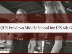 CMS National Junior Honor Society Visits DIS to Welcome 2019-20 7th Graders