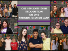 CHS Students Earn Multiple Honors on 2019 National Spanish Exam