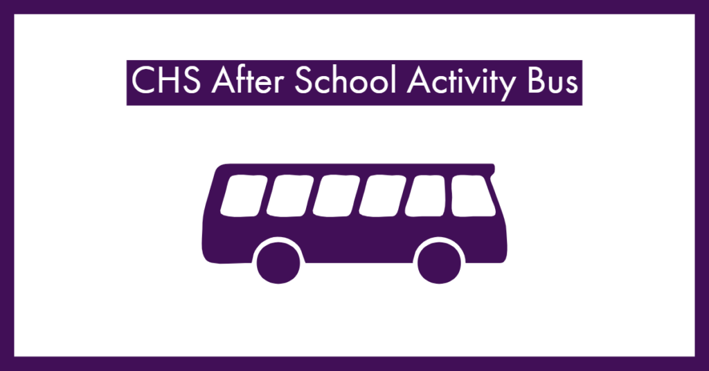 CHS Activity Bus Graphic