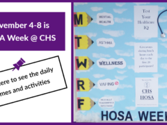HOSA Week 2019 @ CHS  Nov 4-9