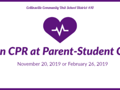 CPR Class for Parents and Students Offered November & February