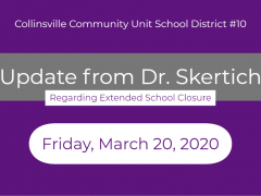 Friday, March 20, 2020 Update from Dr. Skertich