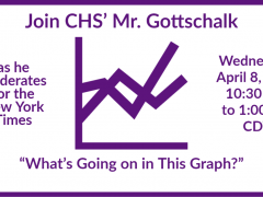 CHS' Mr. Gottschalk to Moderate NYT "What's Going on in this Graph?" April 8, 2020