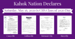 Graphic with City Proclamations May 2020