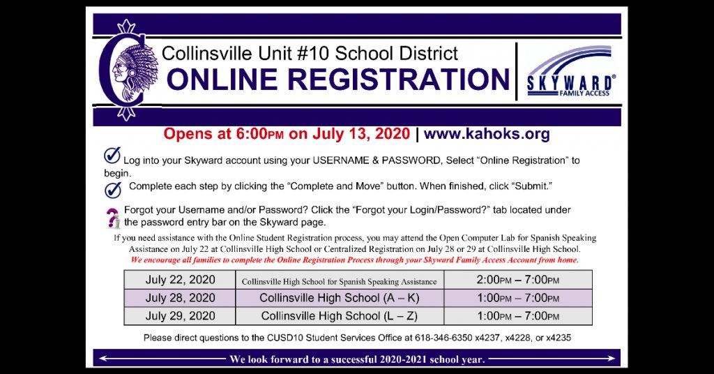 2020-21 Online Registration Instructions