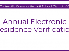 CUSD 10 Announces Annual Electronic Residence Verification