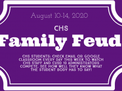 CHS Family Feud Kicks Off 20-21 School Year