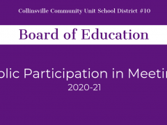 Rules for Participating in 2020-21 School Board Meetings