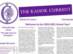 First Quarter 20-21 Kahok Current Newletter