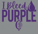 I Bleed Purple T-shirt Artwork 2020