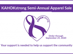 Order Fall 2020 KAHOKstrong Apparel by Sept 25