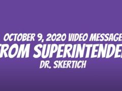 October 9, 2020 Video Message/Family Survey Links
