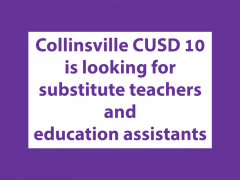 CUSD 10 Needs Substitute Teachers and Education Assistants