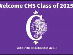 CHS Course Registration for 2021-22 Incoming Freshmen